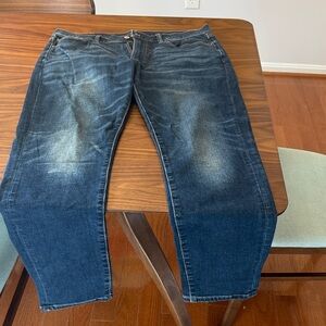 Lucky Brand Men's Dark Blue Relaxed Jeans